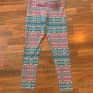 American Eagle Outfitters Geometric Print High Rise Leggings Women’s Medium Reg